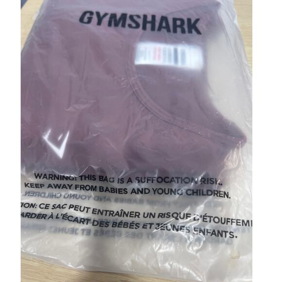 Gymshark Everyday Seamless Gym Crop Top Burgundy Brown Size Large NWT - Picture 7 of 8